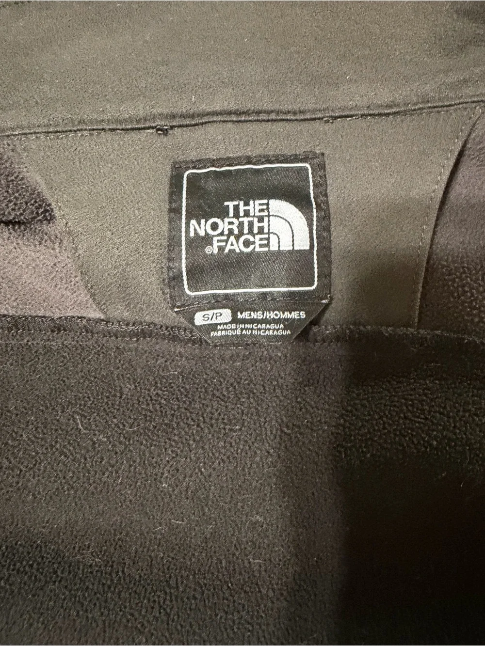 The North Face Apex Men's Grey and Black Softshell Jacket with Yellow Accents